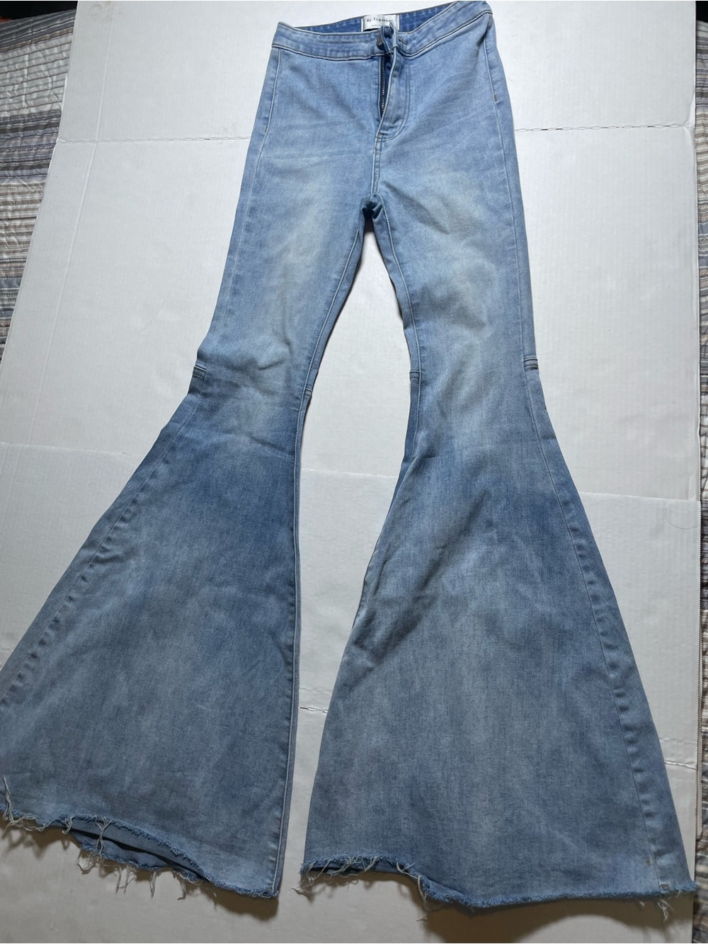 Be Together High-Rise Light Blue Flare Jeans for Women size 2-4 (small)